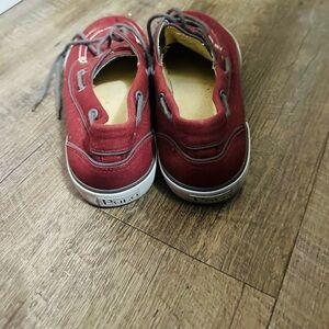 Polo Red Canvas Sneakers